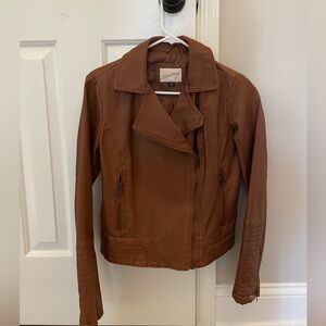 Women’s faux leather jacket - universal thread- size XS